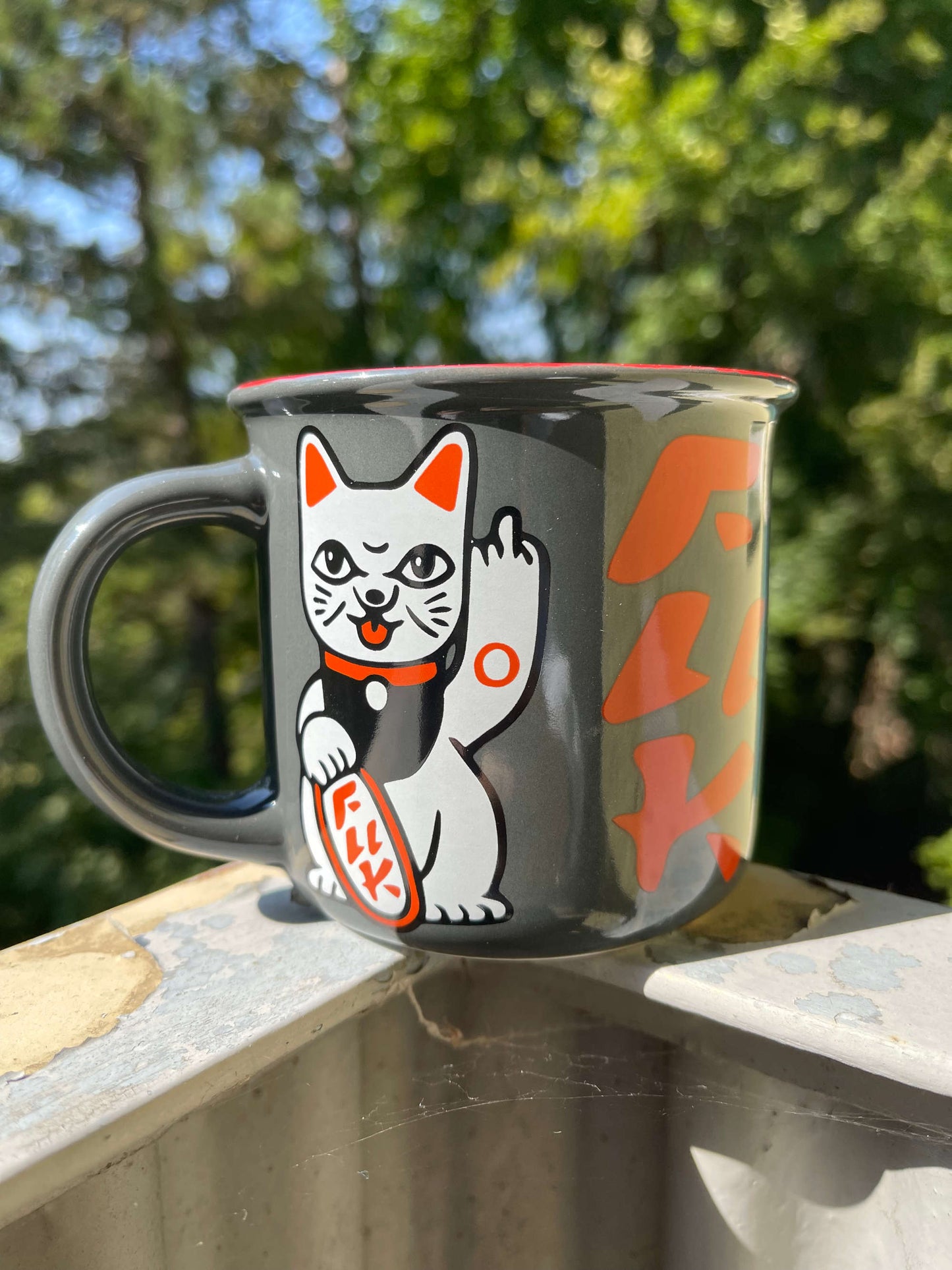 Tasse „F You Neko“ – Lucky Cat mit Attitüde