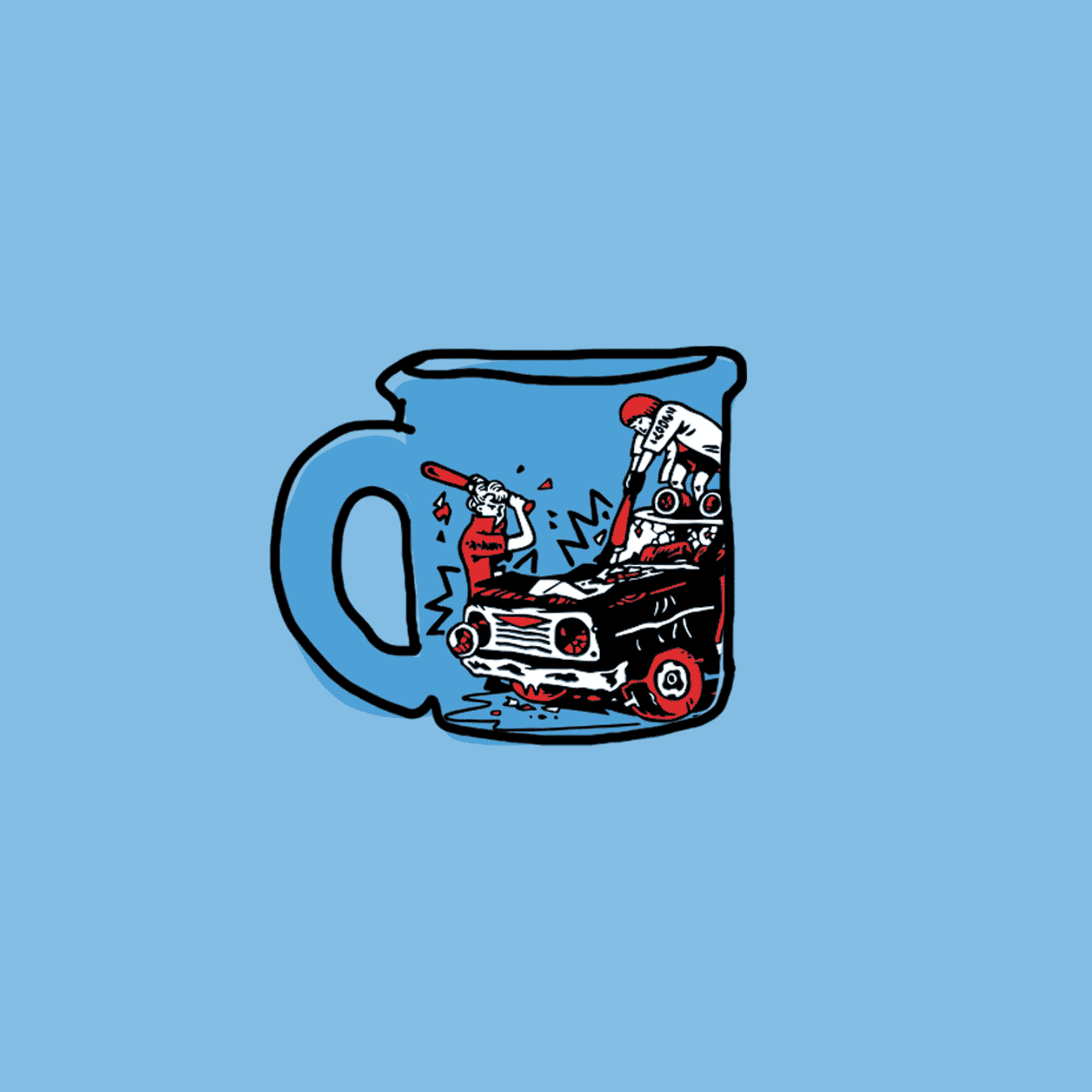 Tasse „Catch Me Aho“ – Rebellion in Porzellan