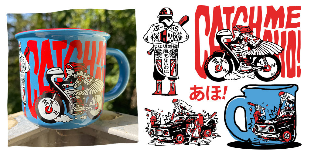 Tasse „Catch Me Aho“ – Rebellion in Porzellan