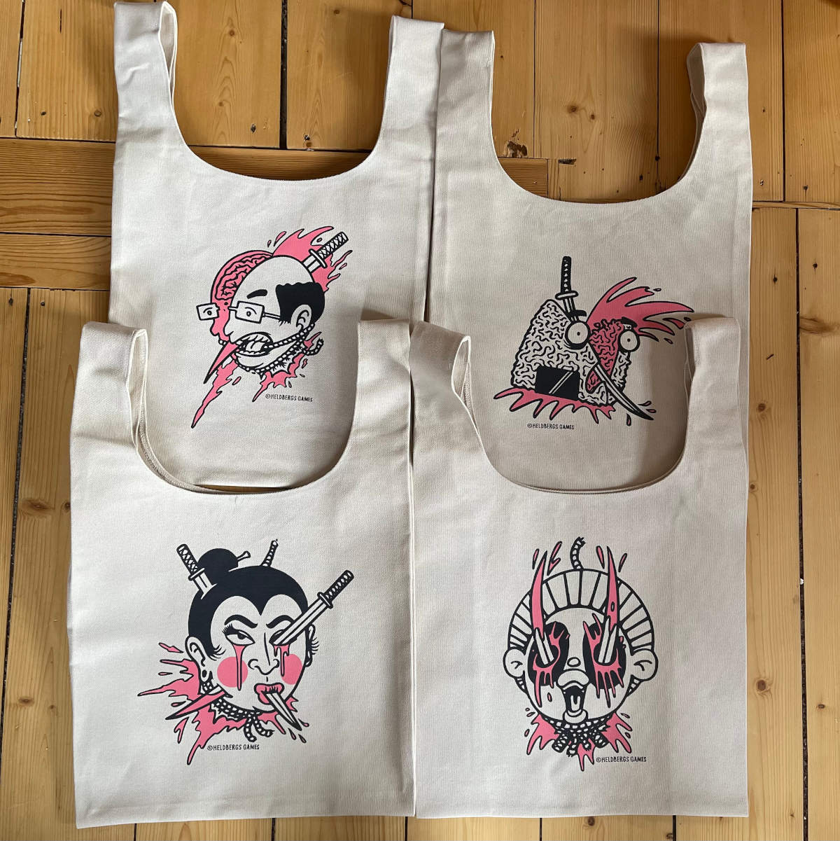 Tanukubi Tote Bag