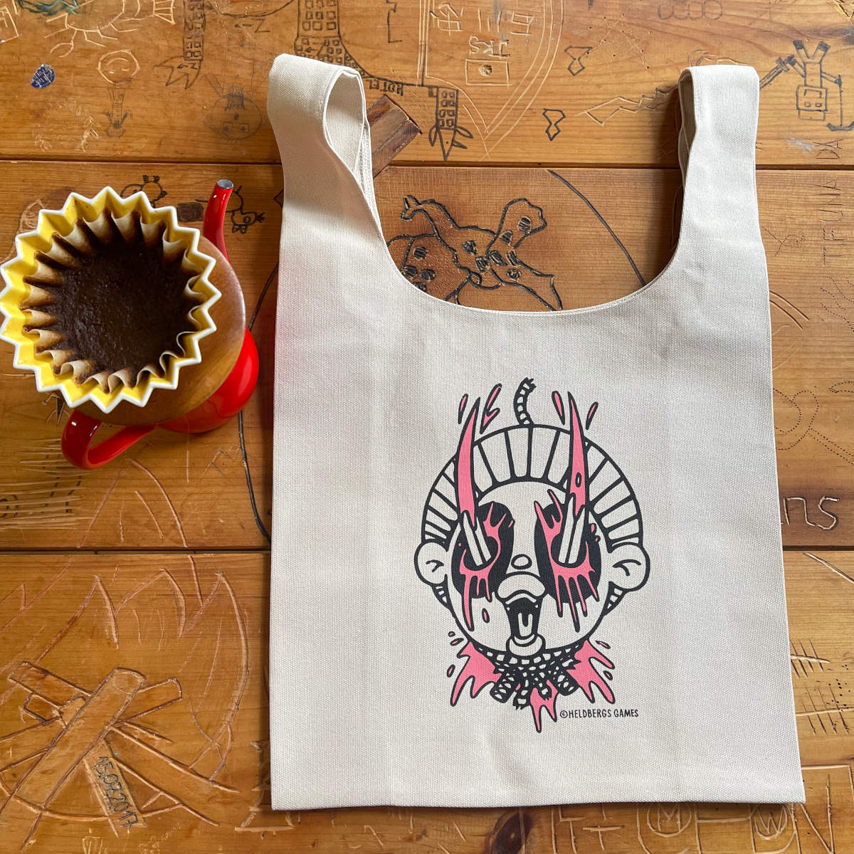 Tanukubi Tote Bag