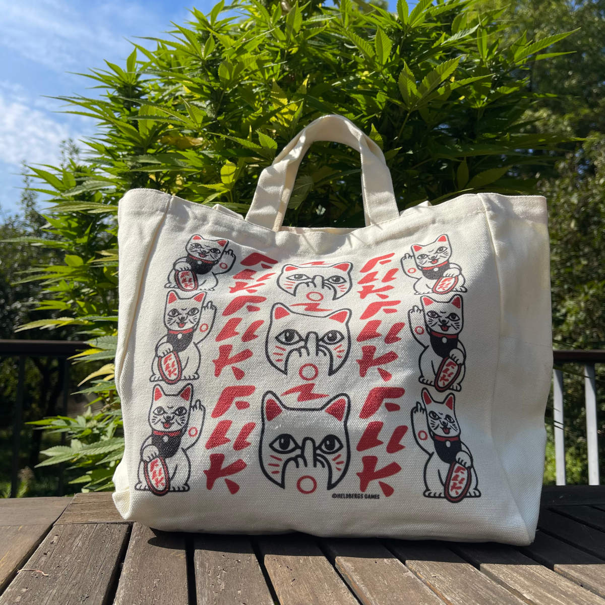 Tote Bag „Fuck you - Maneki Neko“