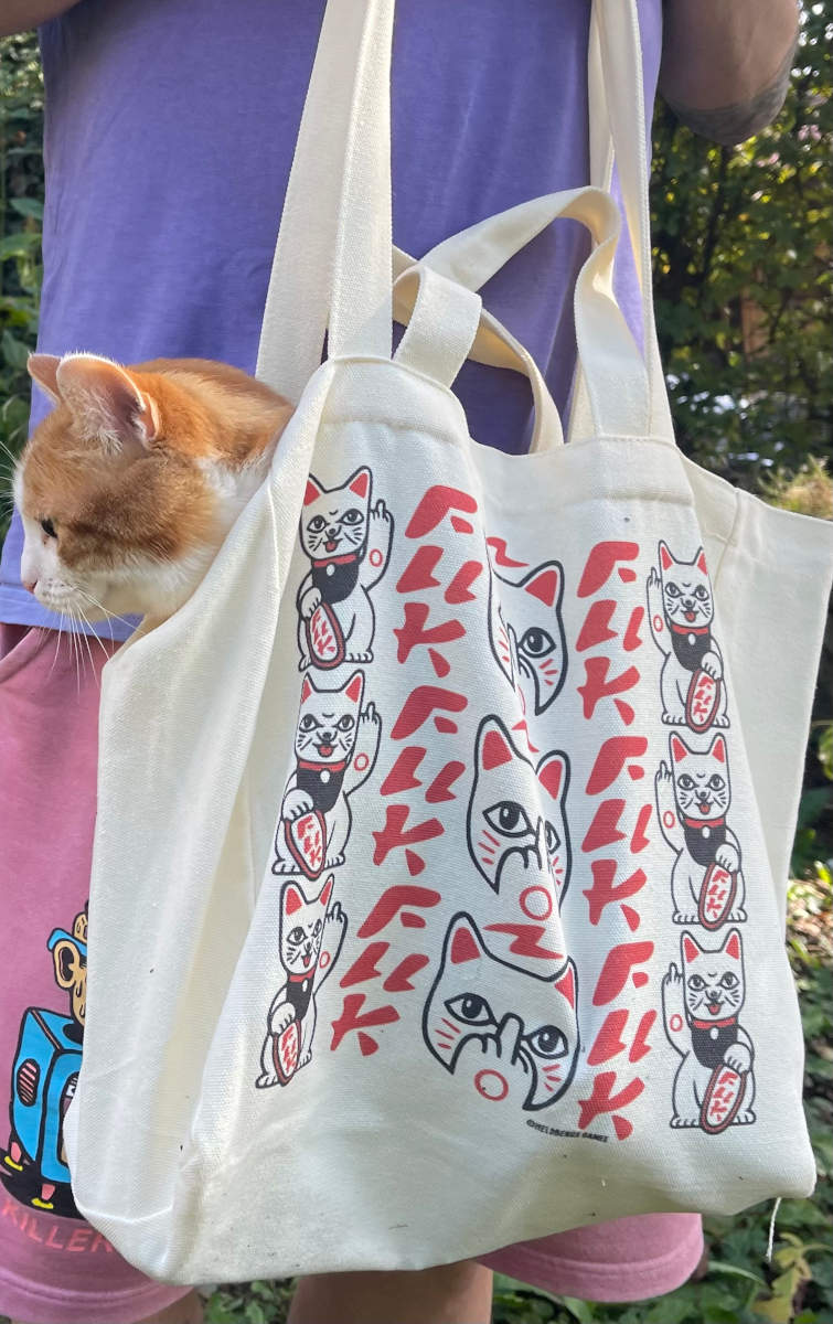 Tote Bag „Fuck you - Maneki Neko“