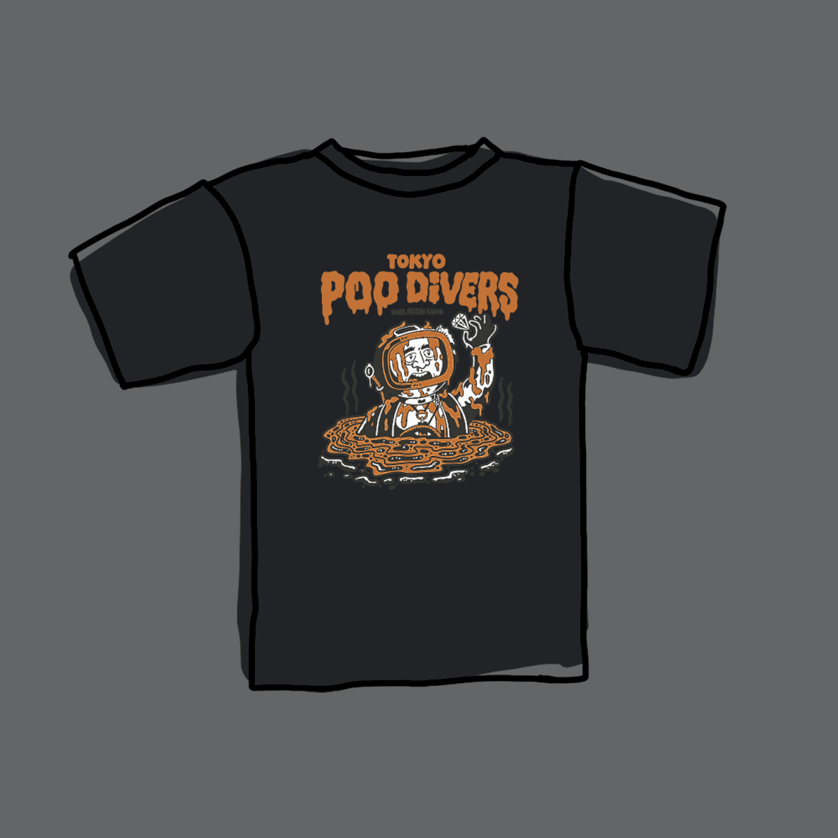T-Shirt "Tokyo Poo Divers"