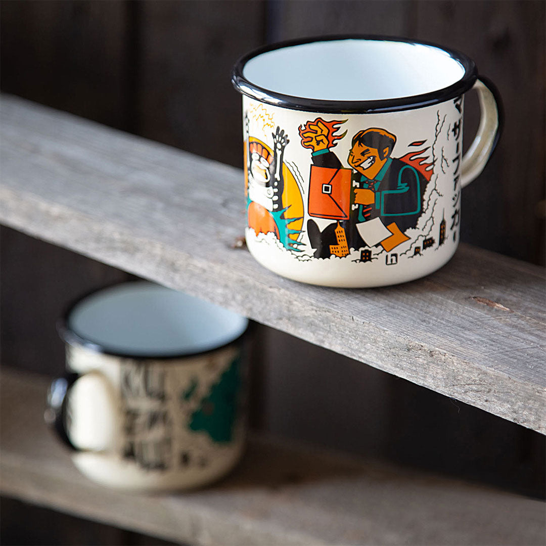 Emaille Tasse "Attack on Tokyo"