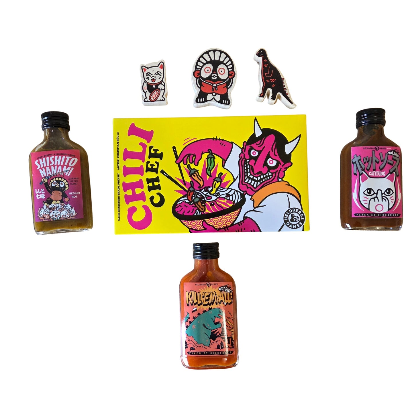 Ultimate Hot Sauce Bundle – 3 Chili Saucen + Chili Chef