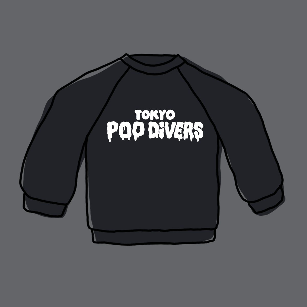 Sweatshirt "Tokyo Poo Divers"