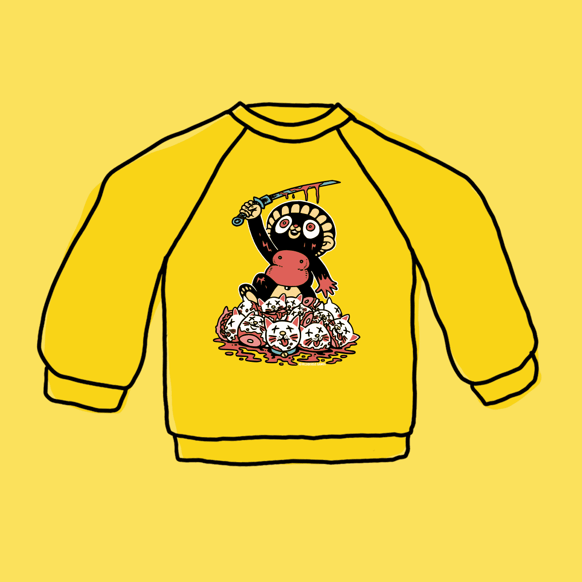 Sweatshirt "Killer Tanuki"