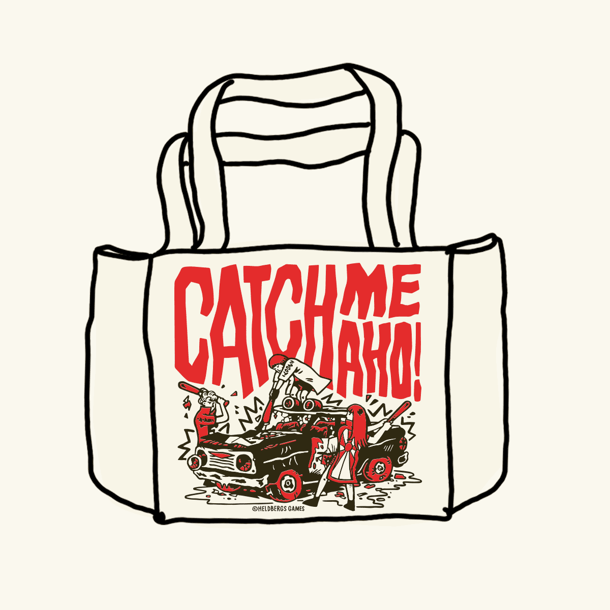 Tote Bag „Catch me Aho“