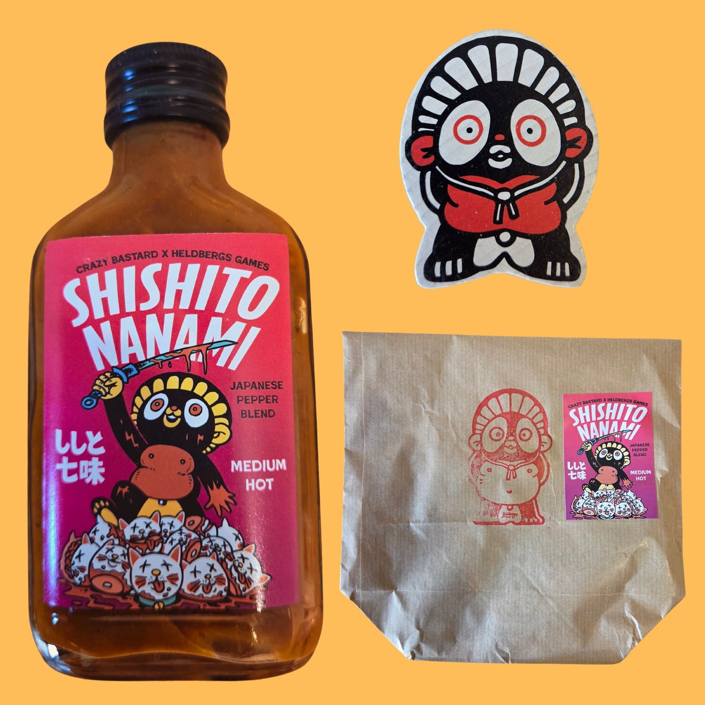 Shishito Nanami Hot Sauce - CBS X Heldbergs Games